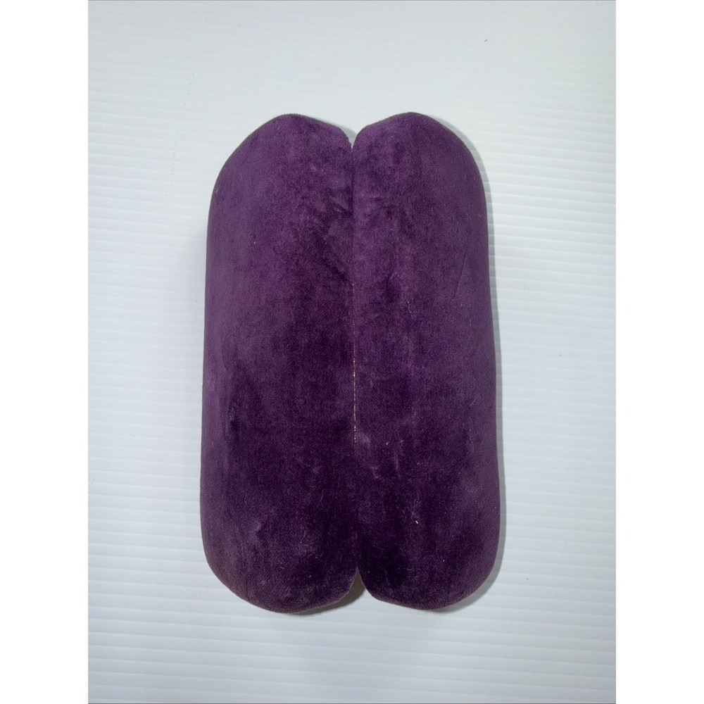 Gucci Purple Velvet Eyeglass Case Hard Shell Authentic Large Size Glasses Holder - Picture 3 of 7